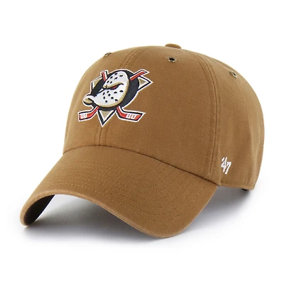 Casquette ajustable Carhartt x '47 marron Anaheim Ducks Clean Up pour homme