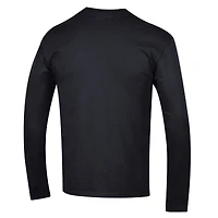 Men's Champion  Black Anaheim Ducks Long Sleeve Jersey T-Shirt