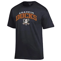 T-shirt noir avec logo principal des Anaheim Ducks pour homme