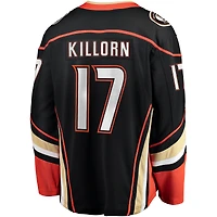 Maillot d'évasion à domicile Fanatics Alex Killorn noir pour hommes des Ducks d'Anaheim