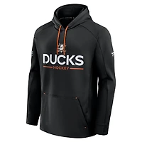 Men's Fanatics Black Anaheim Ducks Authentic Pro Rink Hoodie