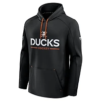 Men's Fanatics Black Anaheim Ducks Authentic Pro Rink Hoodie