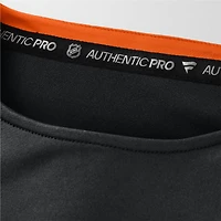 T-shirt à manches longues Fanatics Black Authentic Pro Rink Tech des Anaheim Ducks pour homme