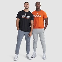 T-shirt Fanatics noir authentique Pro Rink Tech des Ducks d'Anaheim pour homme