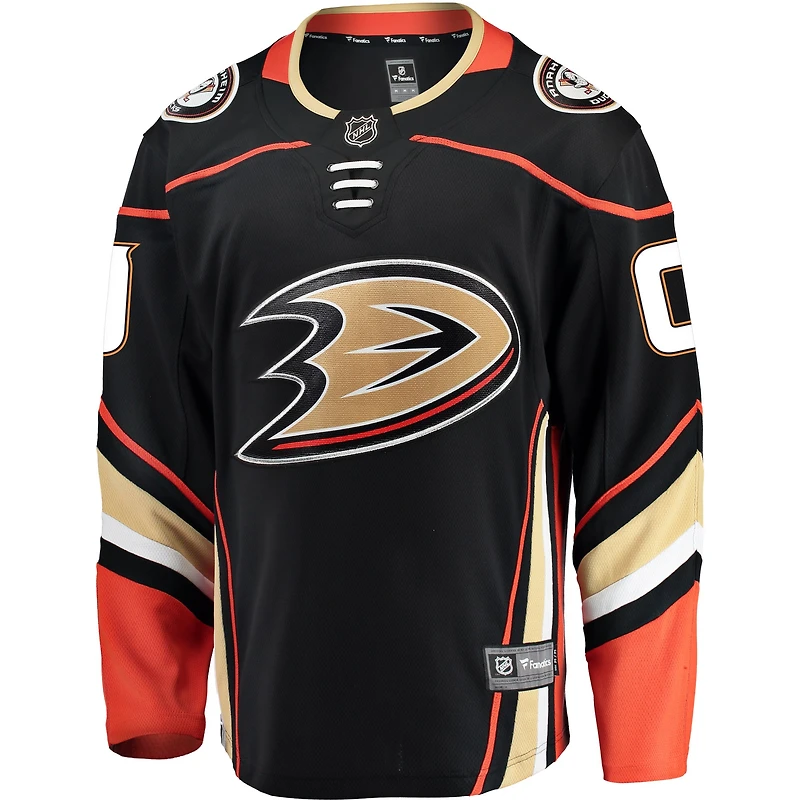 Men's Fanatics Black Anaheim Ducks Breakaway - Custom Jersey