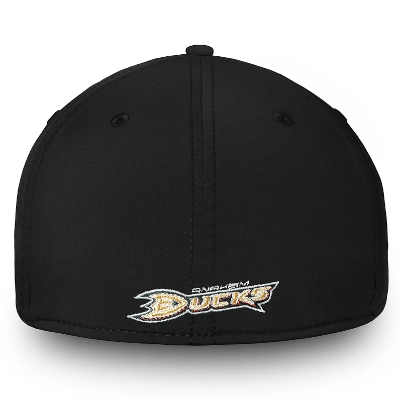 Men's Fanatics Black Anaheim Ducks Core Elevated Speed Flex Hat