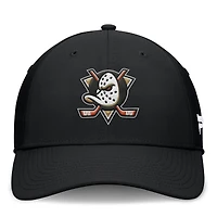 Men's Fanatics Black Anaheim Ducks Core Primary Logo Flex Hat
