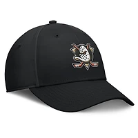 Men's Fanatics Black Anaheim Ducks Core Primary Logo Flex Hat