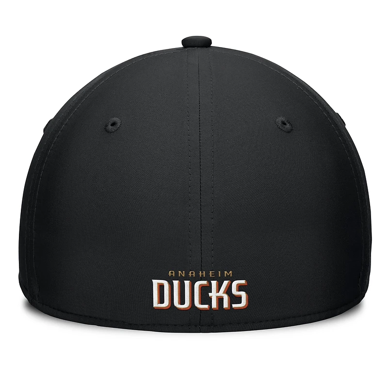Men's Fanatics Black Anaheim Ducks Core Primary Logo Flex Hat