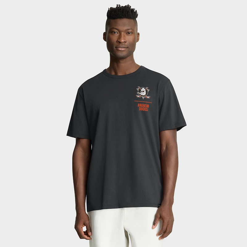 Men's Fanatics Black Anaheim Ducks Crash The Net Legacy T-Shirt