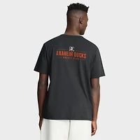 Men's Fanatics Black Anaheim Ducks Crash The Net Legacy T-Shirt