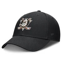 Men's Fanatics Black Anaheim Ducks Force Adjustable Hat