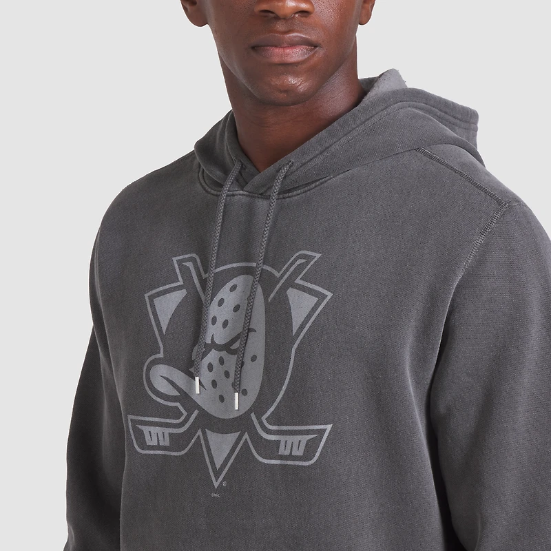 Men's Fanatics Black Anaheim Ducks Made Canada Pullover Hoodie
