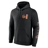 Sweat à capuche noir Anaheim Ducks Revolution Fanatics pour hommes