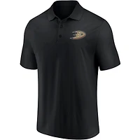 Polo noir Anaheim Ducks Winning Streak Fanatics pour hommes