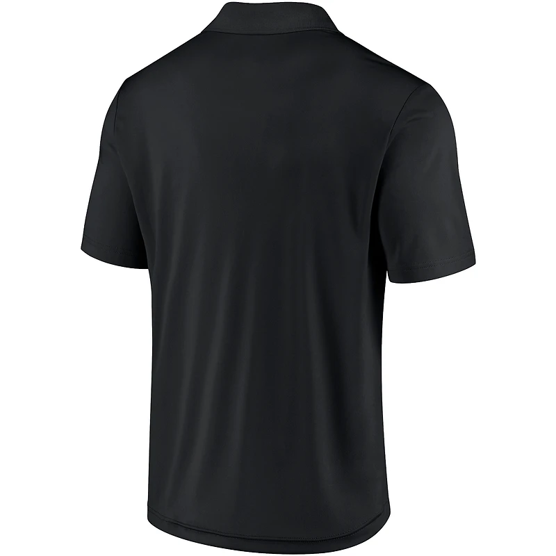 Polo noir Anaheim Ducks Winning Streak Fanatics pour hommes