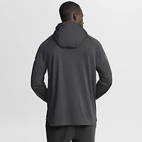 Men's Fanatics Charcoal Anaheim Ducks Authentic Pro Rink Raglan Hoodie