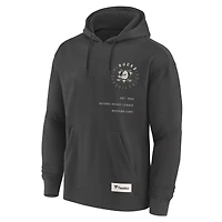 Sweat à capuche Future Ground Info pour homme Fanatics Anthracite Anaheim Ducks