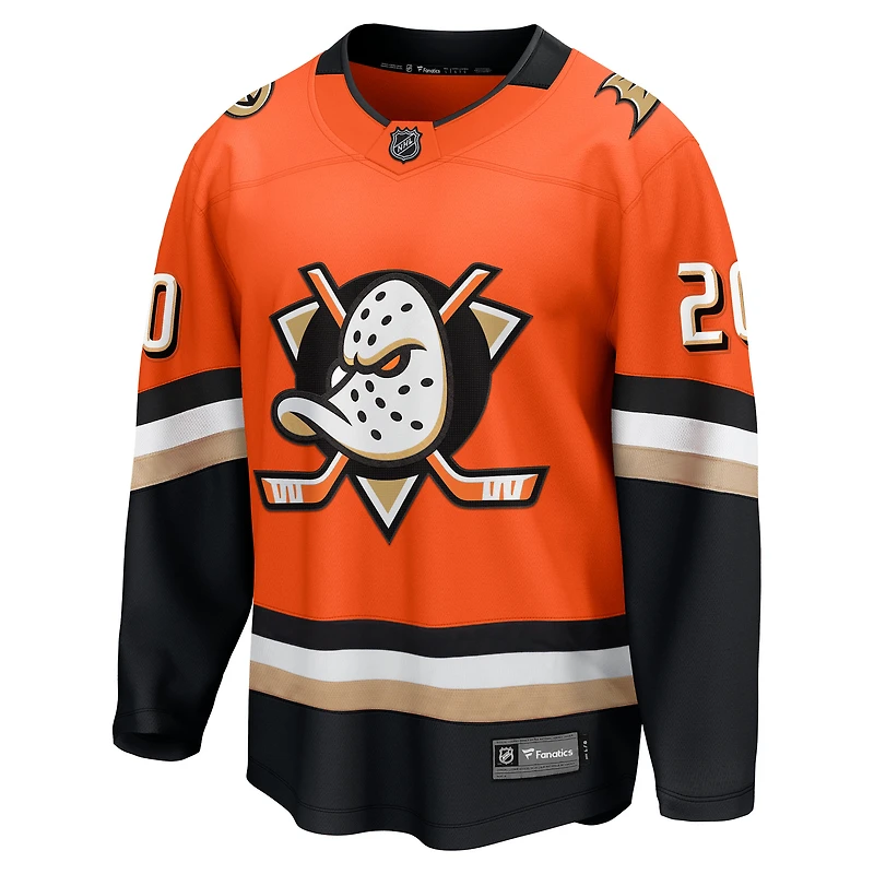 Men's Fanatics Chris Kreider Orange Anaheim Ducks Home Breakaway Jersey