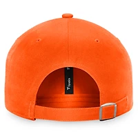 Casquette ajustable Fanatics orange Anaheim Ducks Core avec logo principal