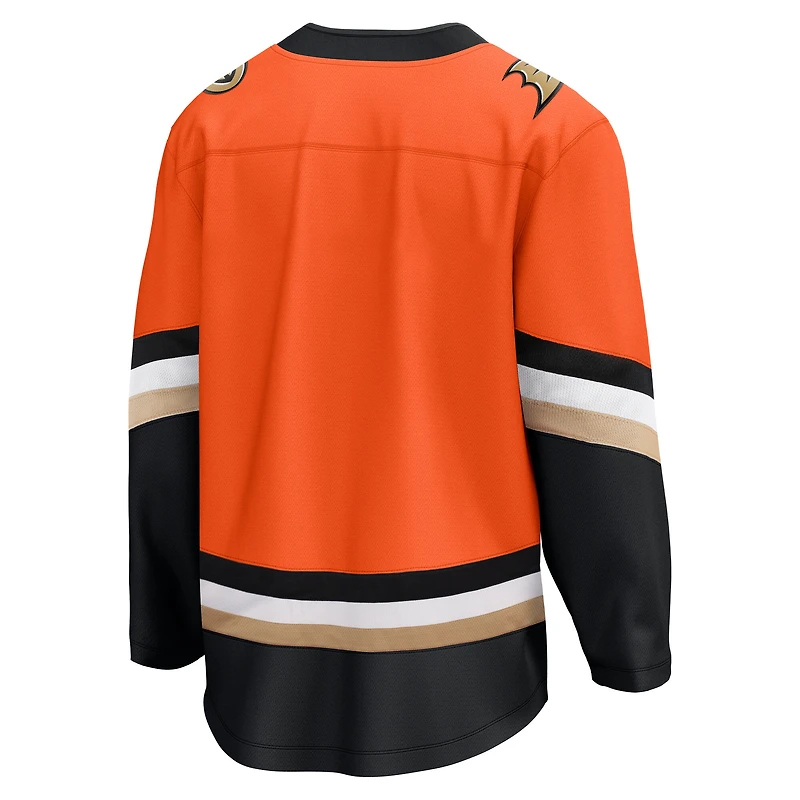 Maillot Fanatics Orange Anaheim Ducks Home Breakaway pour homme