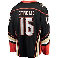 Maillot Breakaway à domicile Fanatics Ryan Strome pour hommes, noir, Anaheim Ducks