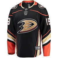 Maillot de joueur échappé l'équipe locale des Ducks d'Anaheim Fanatics Troy Terry noir pour hommes