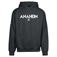 Men's Levelwear  Black Anaheim Ducks Contact City Capsule Pullover Hoodie