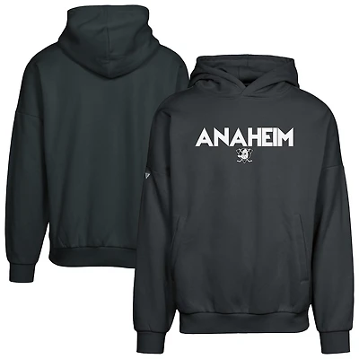 Men's Levelwear  Black Anaheim Ducks Contact City Capsule Pullover Hoodie