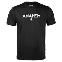 T-shirt capsule Richmond City pour homme, noir, Anaheim Ducks