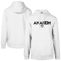 Sweat à capuche blanc Anaheim Ducks Podium City Capsule pour homme de Levelwear