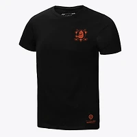 T-shirt Mitchell & Ness noir Anaheim Ducks Core Penalty Box 3.0 pour homme