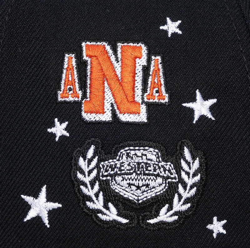Casquette snapback Mitchell & Ness noire Anaheim Ducks Pep Rally Pro pour homme
