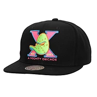 Men's Mitchell & Ness Black Anaheim Ducks Summer Nights Snapback Hat