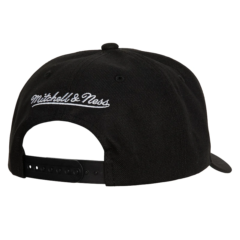 Casquette réglable noire Anaheim Ducks Team Ground Pro de Mitchell & Ness pour hommes