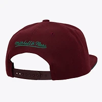 Men's Mitchell & Ness Teal/Purple Anaheim Ducks Color Pop Snapback Hat
