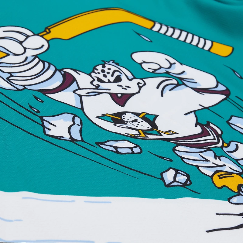 Men's Mitchell & Ness Teemu Selanne Teal Anaheim Ducks 1995-96 Power Play Jersey