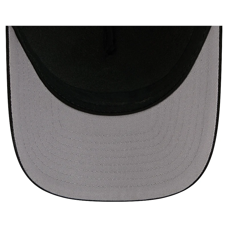 Casquette de camionneur ajustable 9FORTY A-Frame M-Crown pour homme, motif chaussettes de hockey des Ducks d'Anaheim, noir/orange, New Era