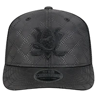Casquette de camionneur ajustable en nylon matelassé 9SEVENTY des Anaheim Ducks de New Era pour homme