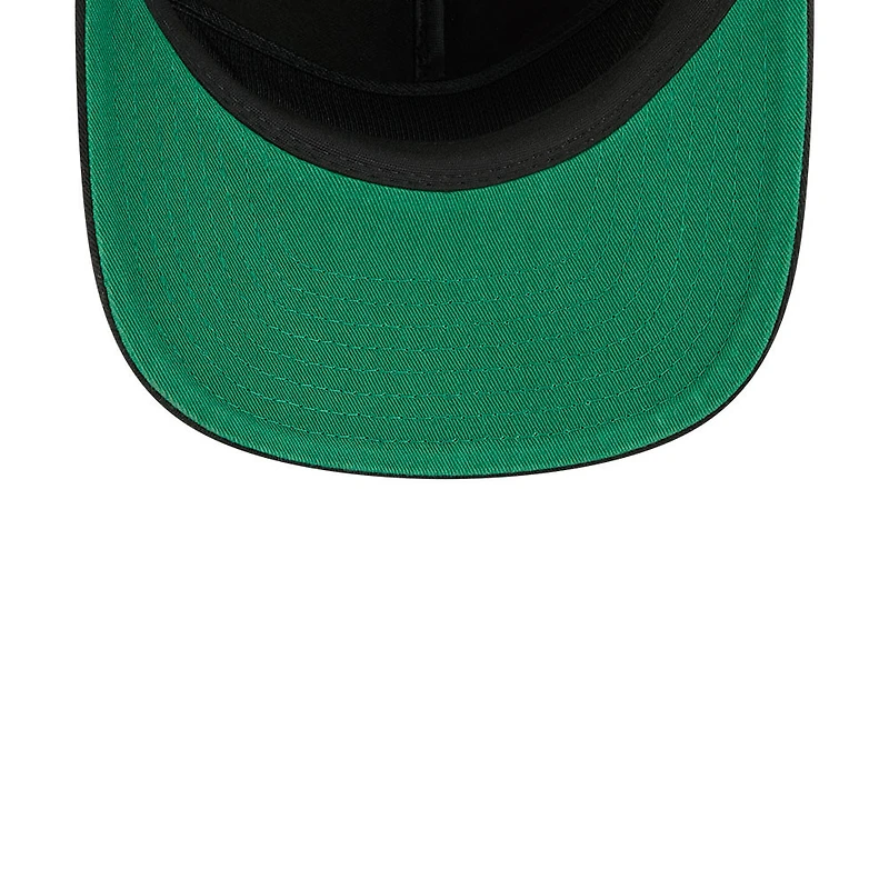 Men's New Era Black Anaheim Ducks Throwback Stanley Cup Champions Side Patch 19TWENTY Adjustable Hat