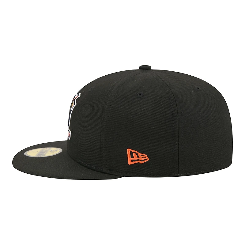 Men's New Era  Black Anaheim Ducks Zamboni 59FIFTY Fitted Hat