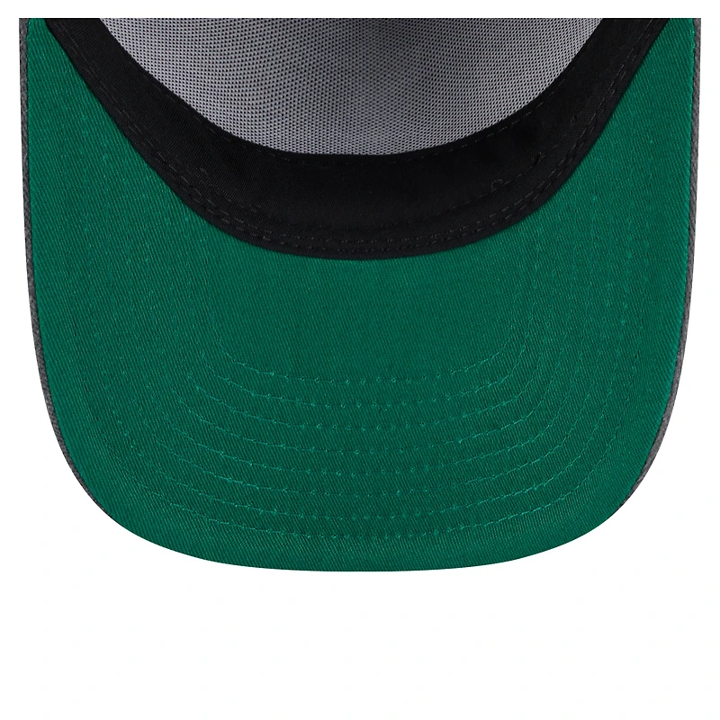 Casquette pré-courbée 9FIFTY Snapback New Era pour homme, couleur anthracite, motif Anaheim Ducks