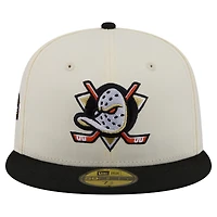 Men's New Era  Cream Anaheim Ducks 250th Anniversary of the United States Two-Tone 59FIFTY Fitted Hat