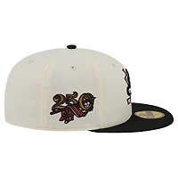 Men's New Era  Cream Anaheim Ducks 250th Anniversary of the United States Two-Tone 59FIFTY Fitted Hat