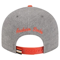 Casquette snapback 9FIFTY basse en pin grise/noire New Era pour homme, Anaheim Ducks