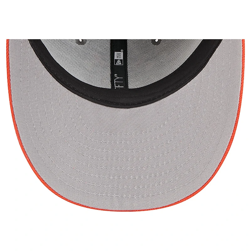 Casquette snapback 9FIFTY basse en pin grise/noire New Era pour homme, Anaheim Ducks