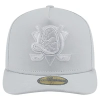 Casquette ajustée A-Frame 59FIFTY pour homme avec pack de couleurs des Ducks d'Anaheim gris New Era