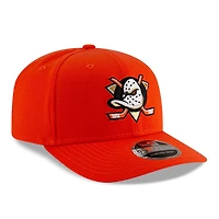 Casquette ajustable New Era orange Anaheim Ducks 9SEVENTY COOLERA pour homme
