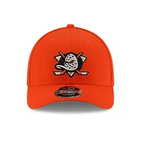 Casquette ajustable New Era COOLERA 9FORTY M-Crown orange Anaheim Ducks pour homme