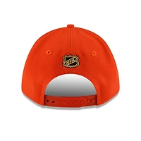 Casquette ajustable New Era COOLERA 9FORTY M-Crown orange Anaheim Ducks pour homme